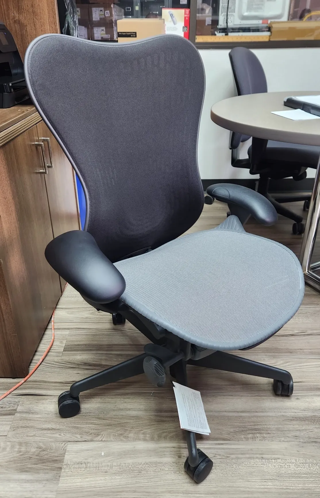 Herman Miller Mirra task chair awaiting service